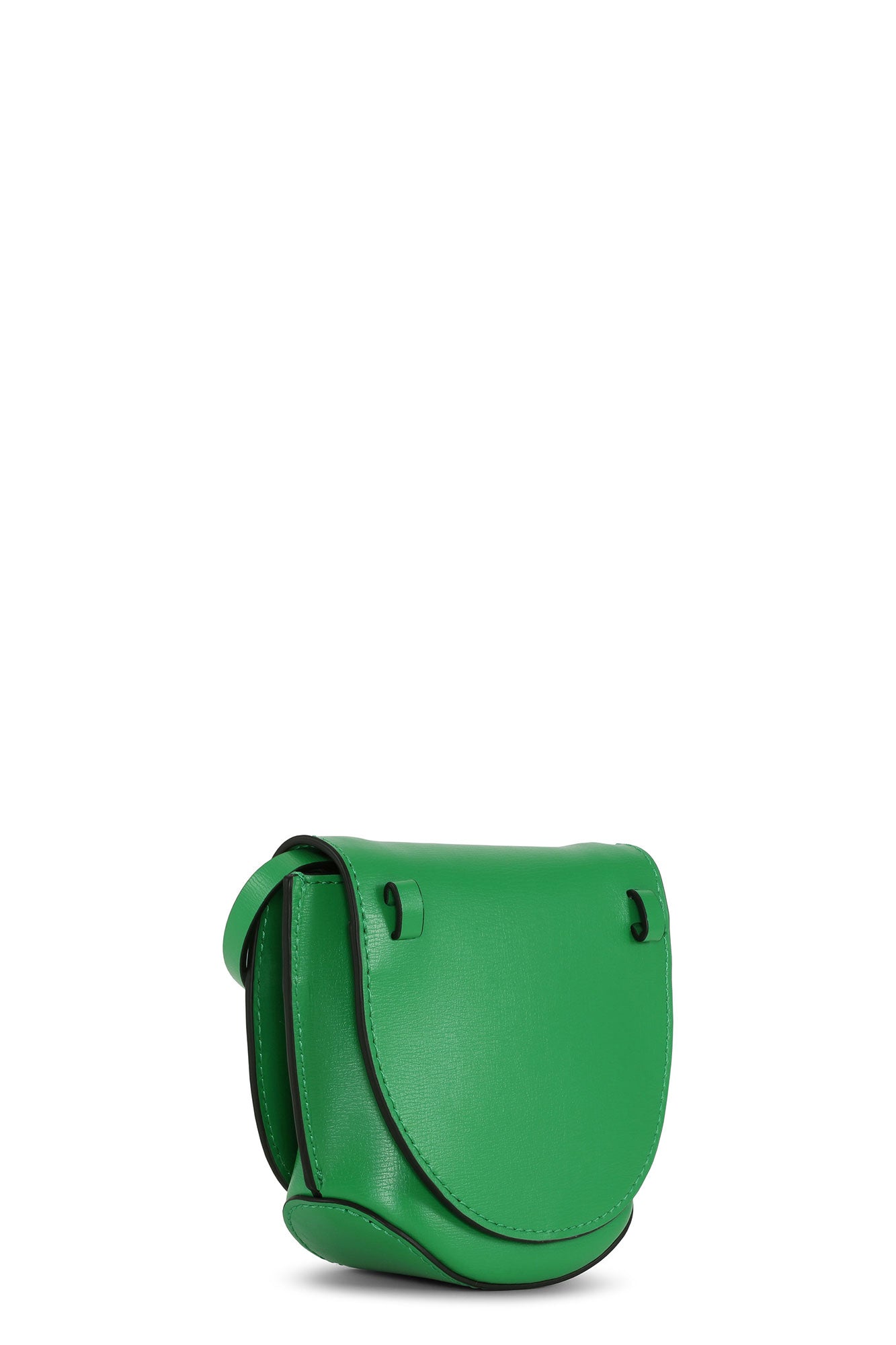 Sacoche nano à logo en cuir - Kelly Green