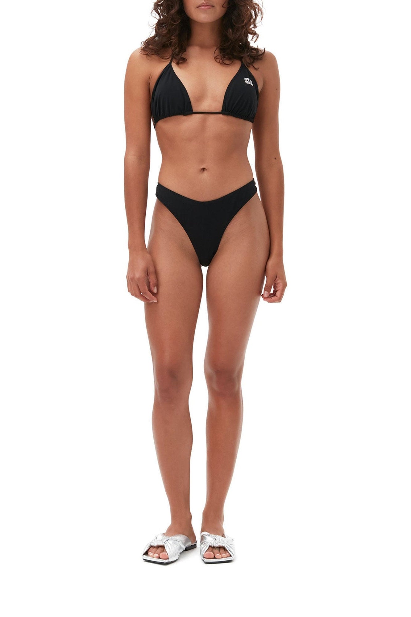 Bas de bikini échancré - Black