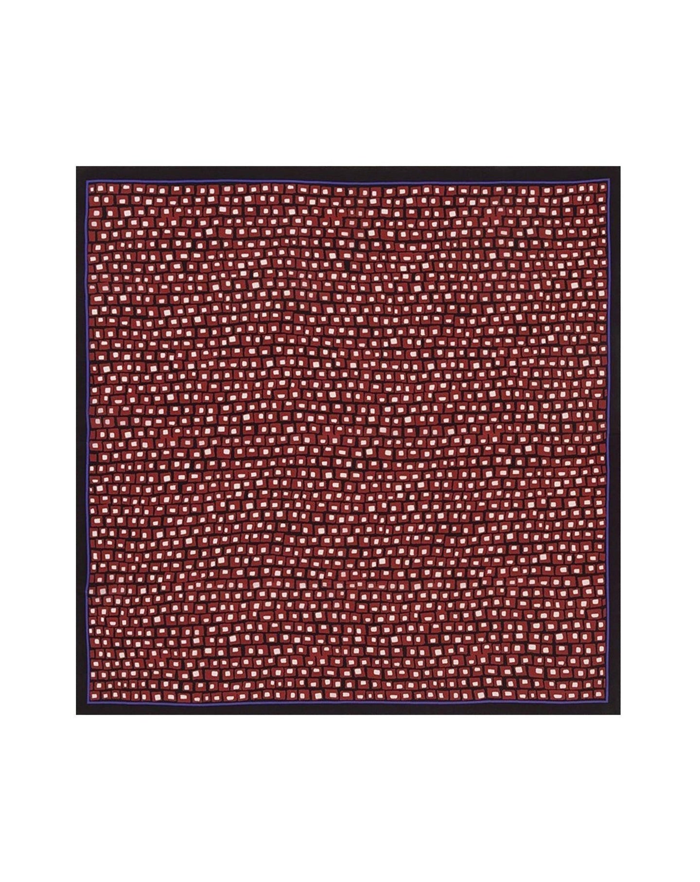 Arty silk square - Ebony