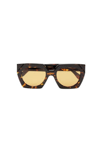 Lunettes de soleil oversize - Brandy Brown