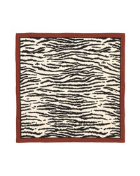 Tigre silk square - Canvas