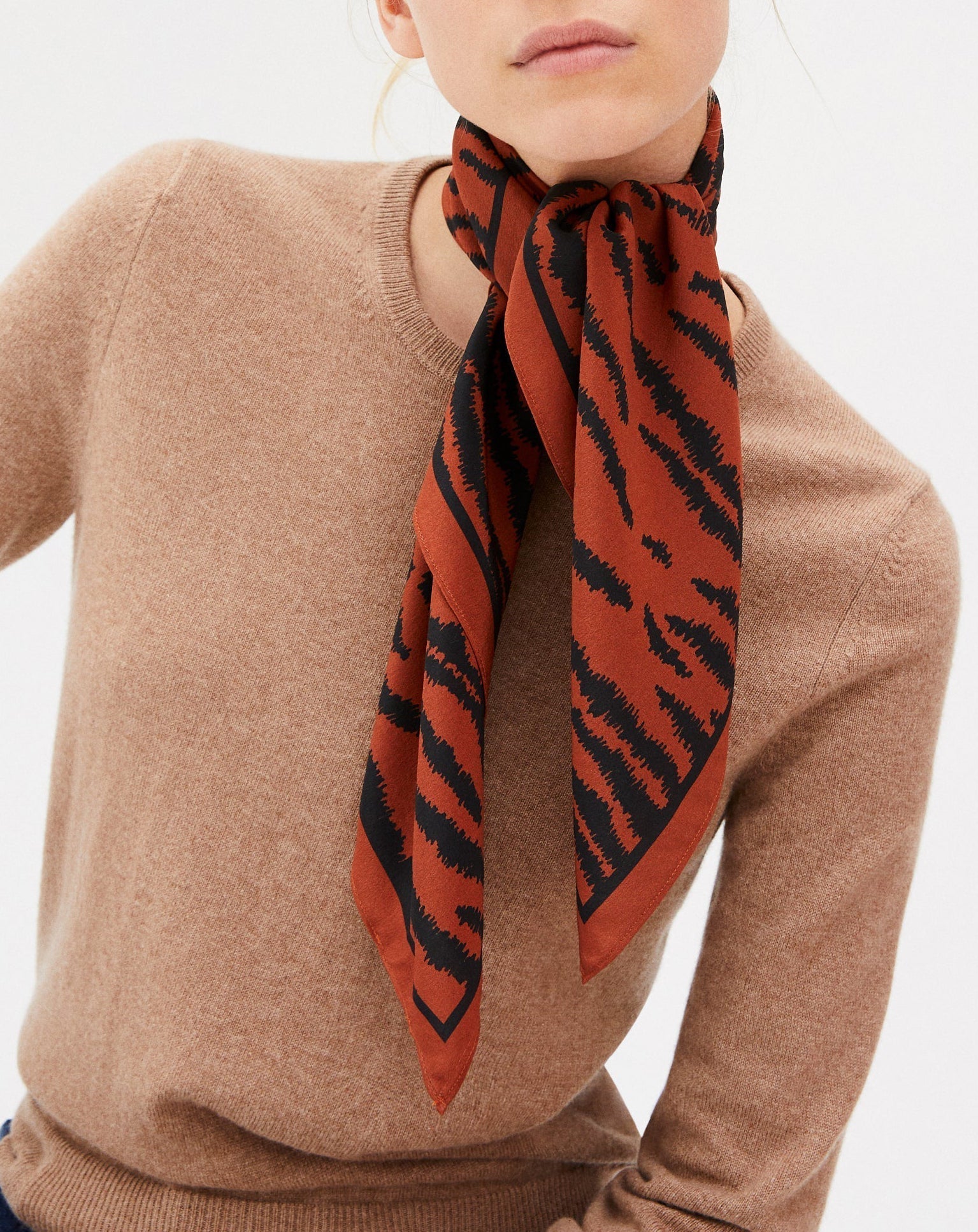 Tiger silk square - Everbay