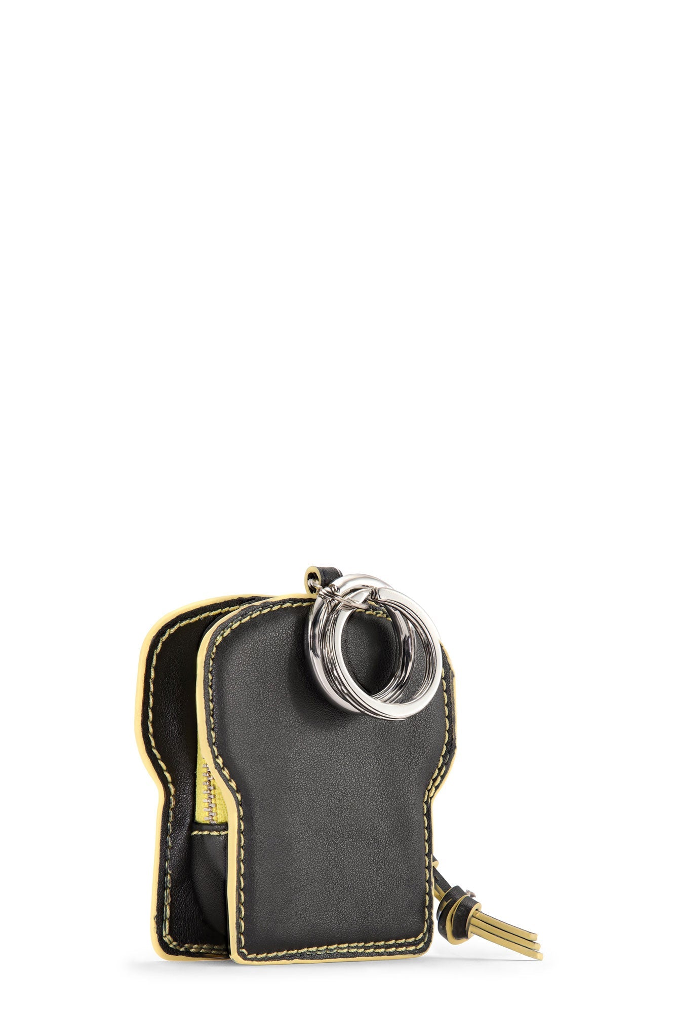Porte monnaie en cuir - Blazing Yellow