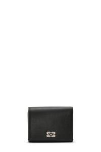 Portefeuille Bou Trifold en cuir - Black
