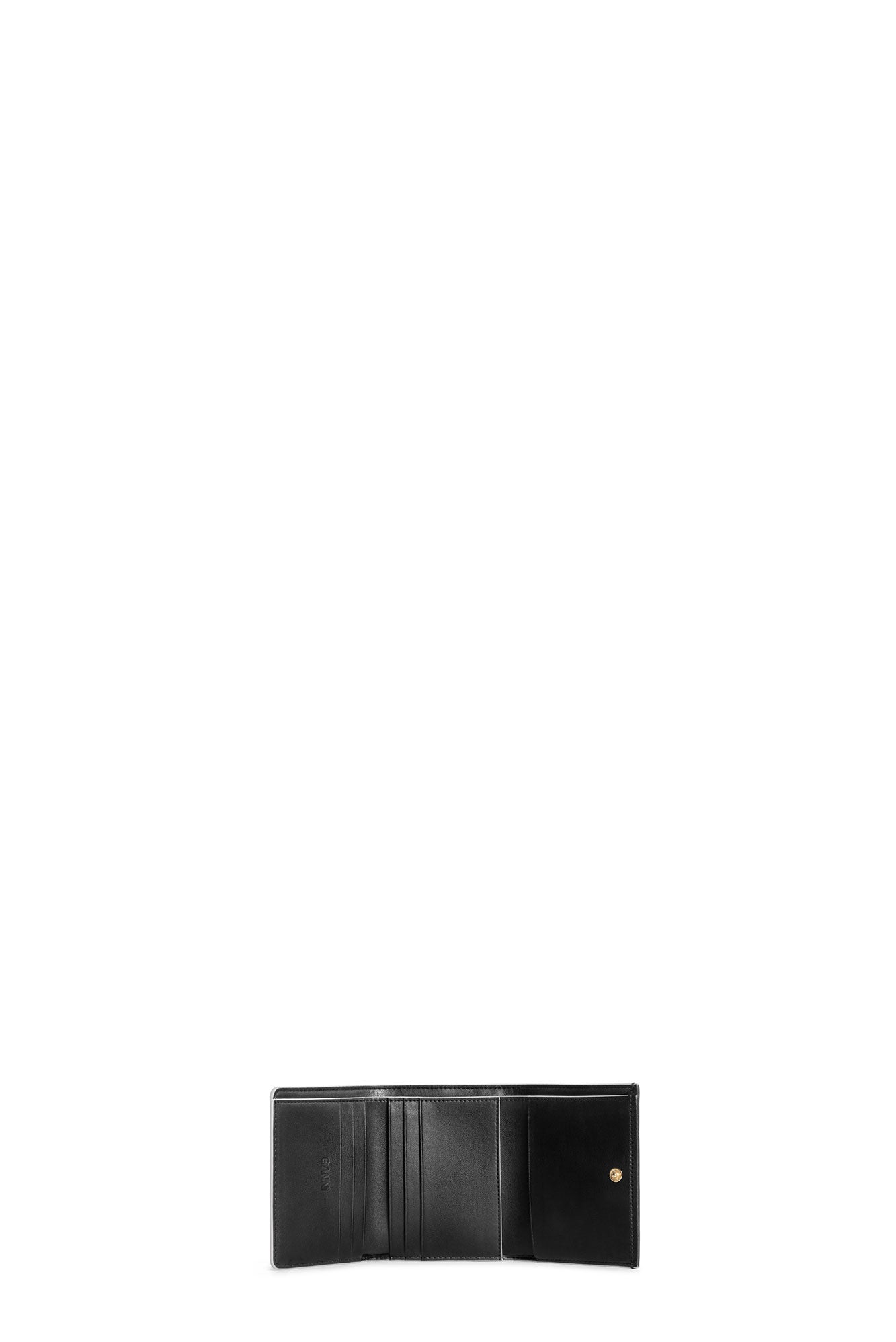 Portefeuille Bou Trifold en cuir - Black