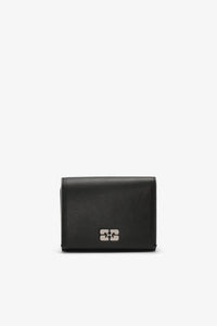 Portefeuille Bou Trifold en cuir - Black