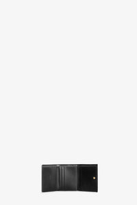 Portefeuille Bou Trifold en cuir - Black