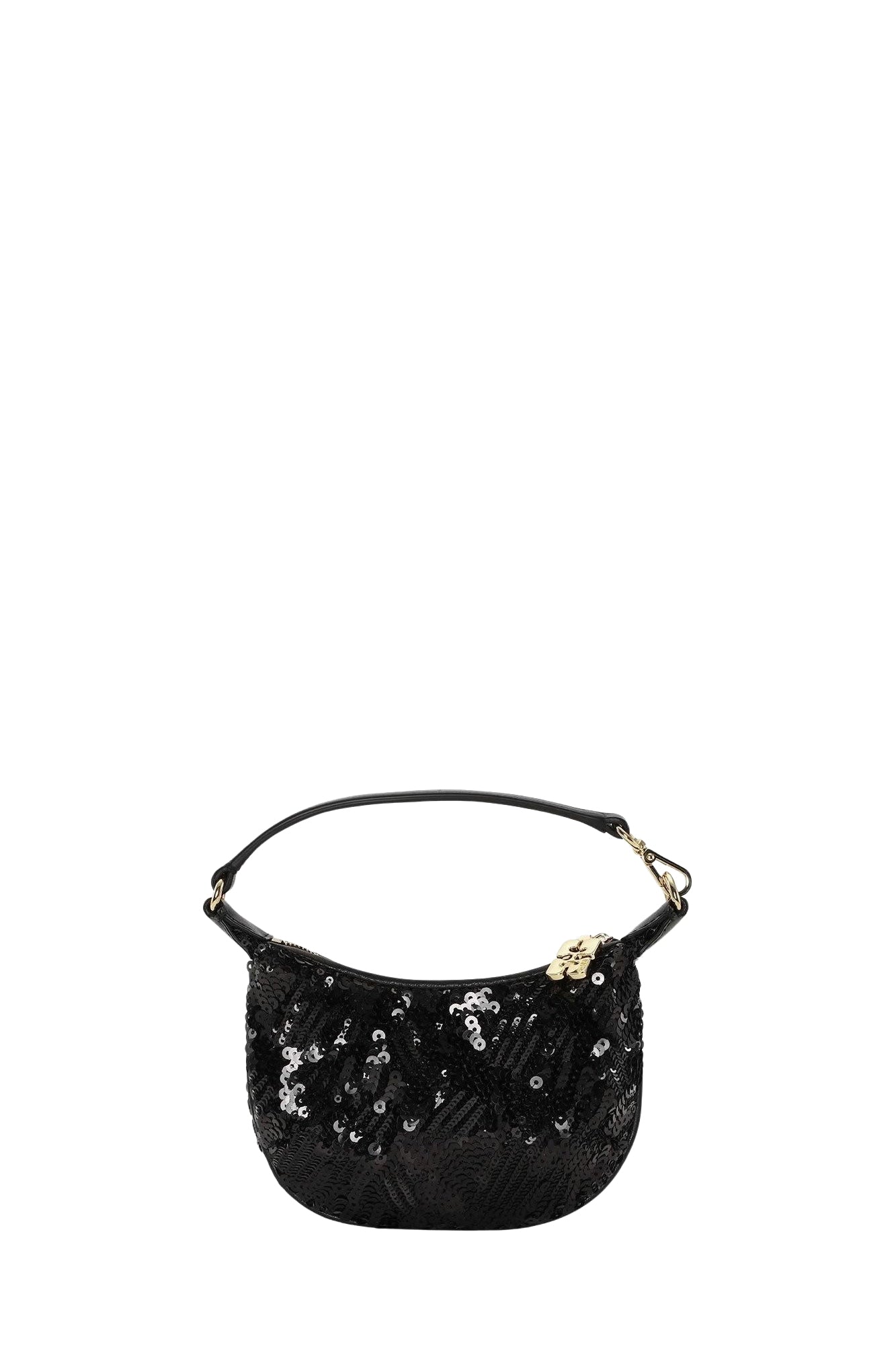 Pochette Butterfly Mini Flat Sequin - Black