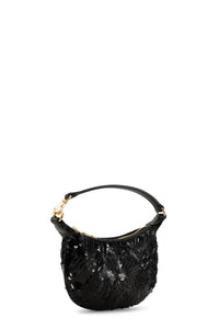 Pochette Butterfly Mini Flat Sequin - Black