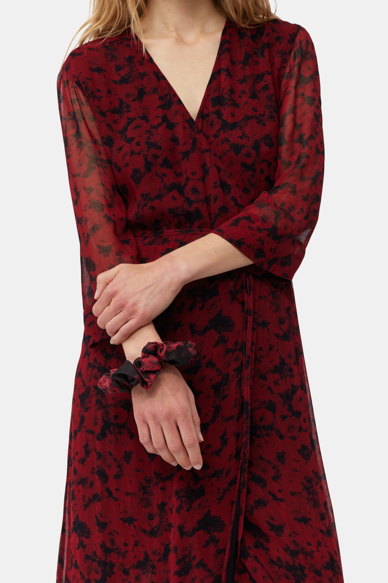 Chouchou Botanical Jacquard - High Risk Red