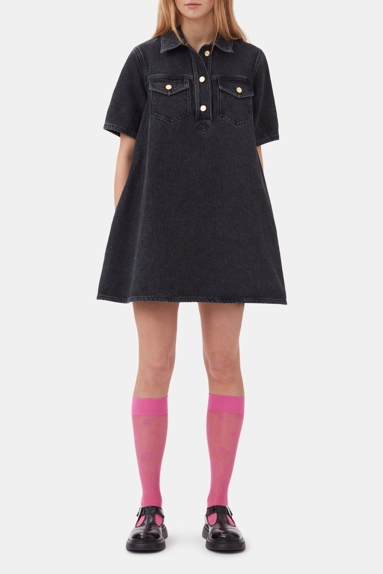 Chaussettes en dentelle - Shocking Pink
