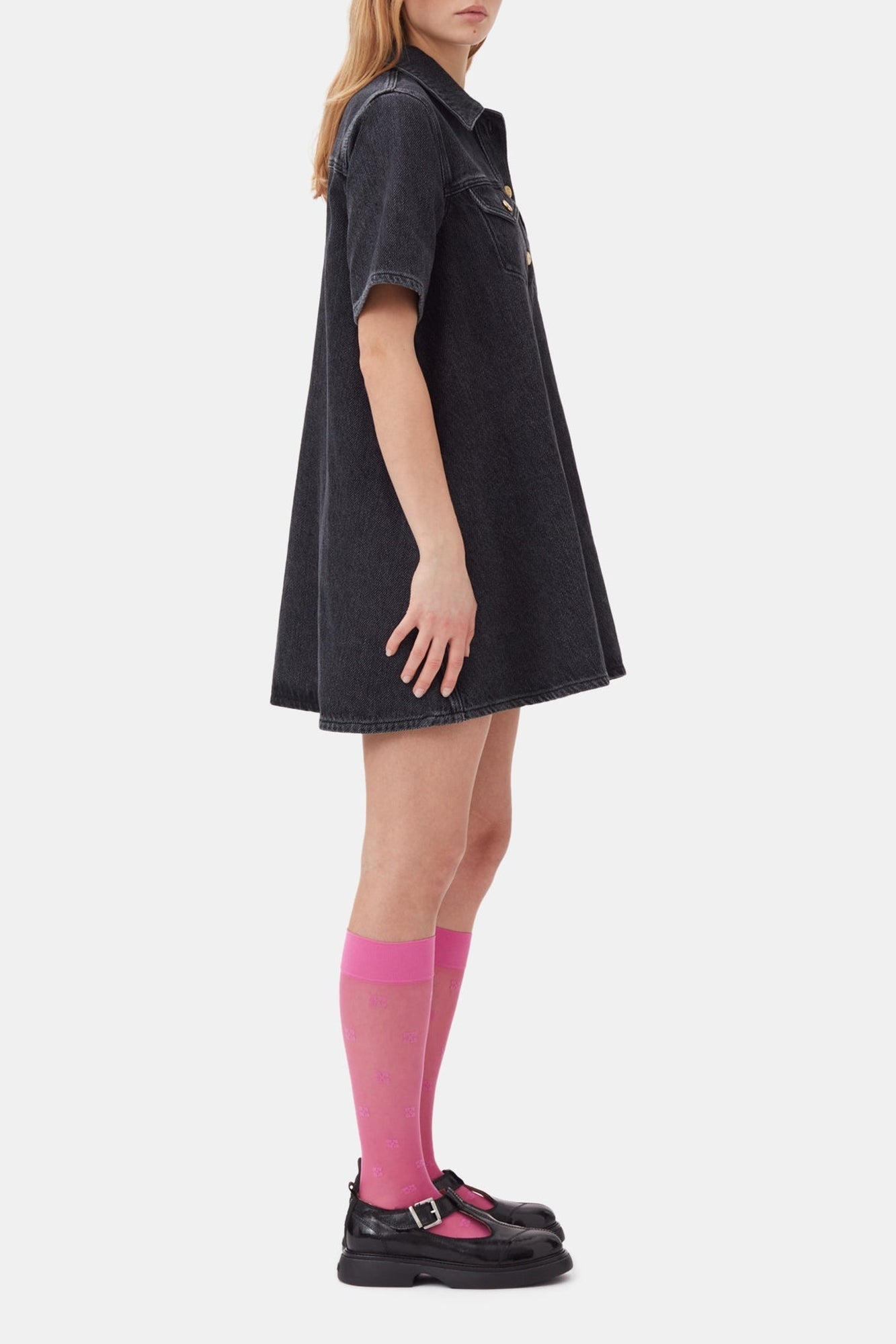 Chaussettes en dentelle - Shocking Pink