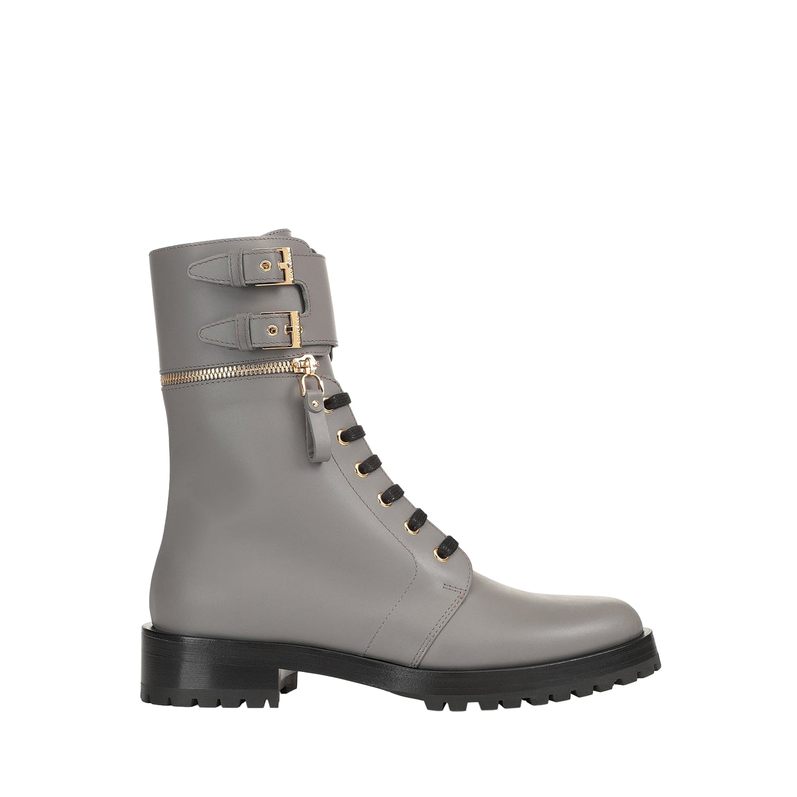 Midway leather boots - Foggy Grey