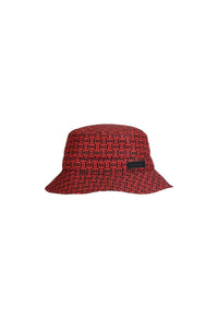 Bob à motif imprimé - Fiery Red