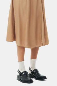 Chaussettes Off Short Ruffle - Egret
