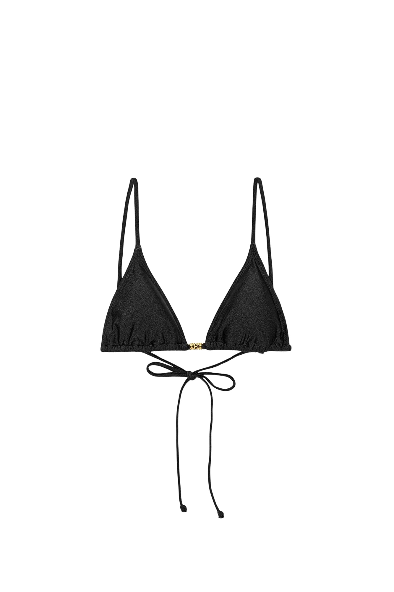 Haut de bikini à cordons Shine Swim - Black