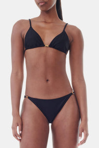 Haut de bikini à cordons Shine Swim - Black