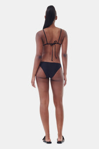 Haut de bikini à cordons Shine Swim - Black
