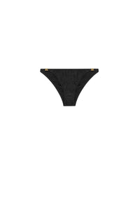 Bas de bikini Emblem échancré - Black