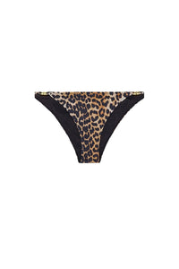 Emblem animal print bikini bottoms - Leopard