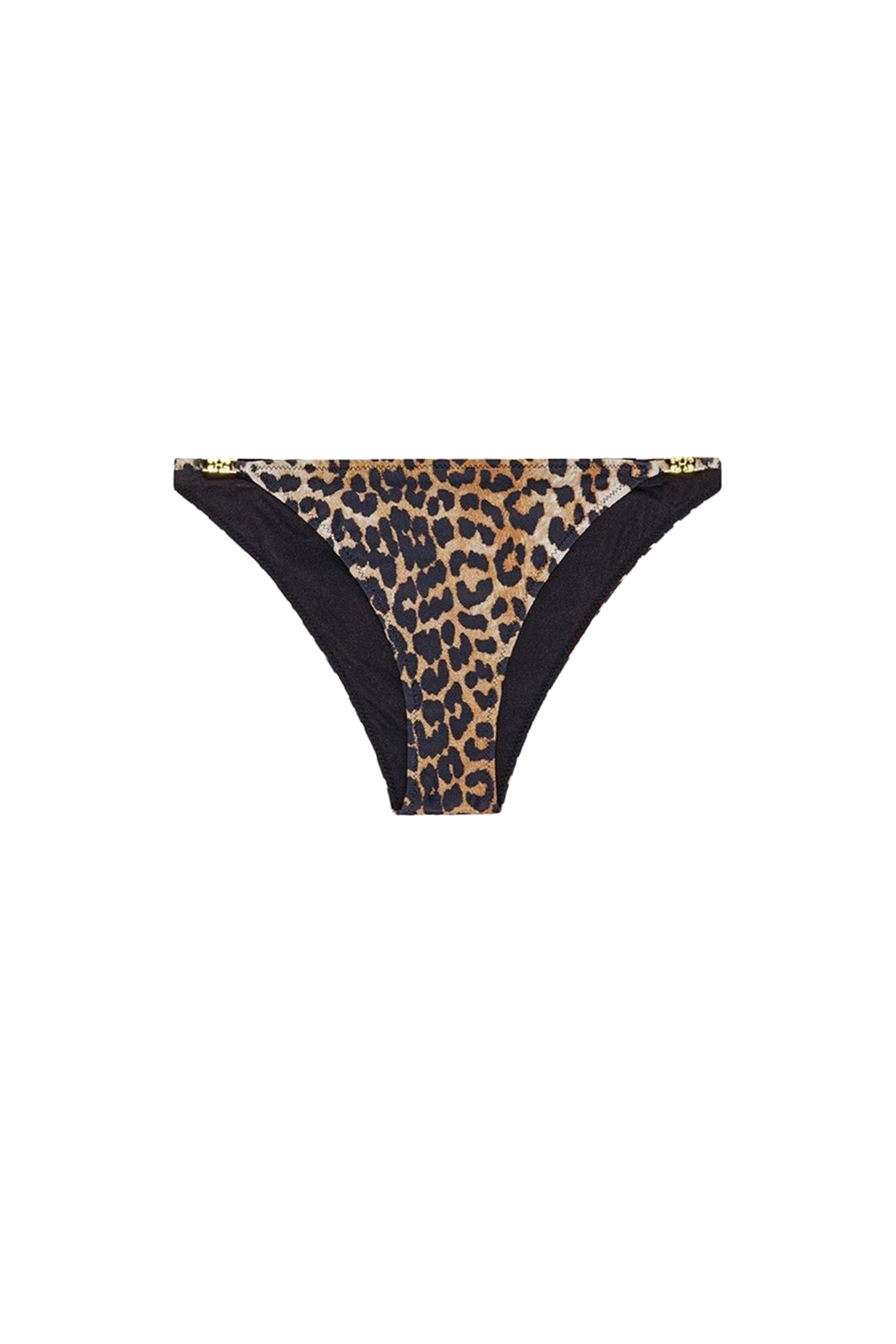 Emblem animal print bikini bottoms - Leopard