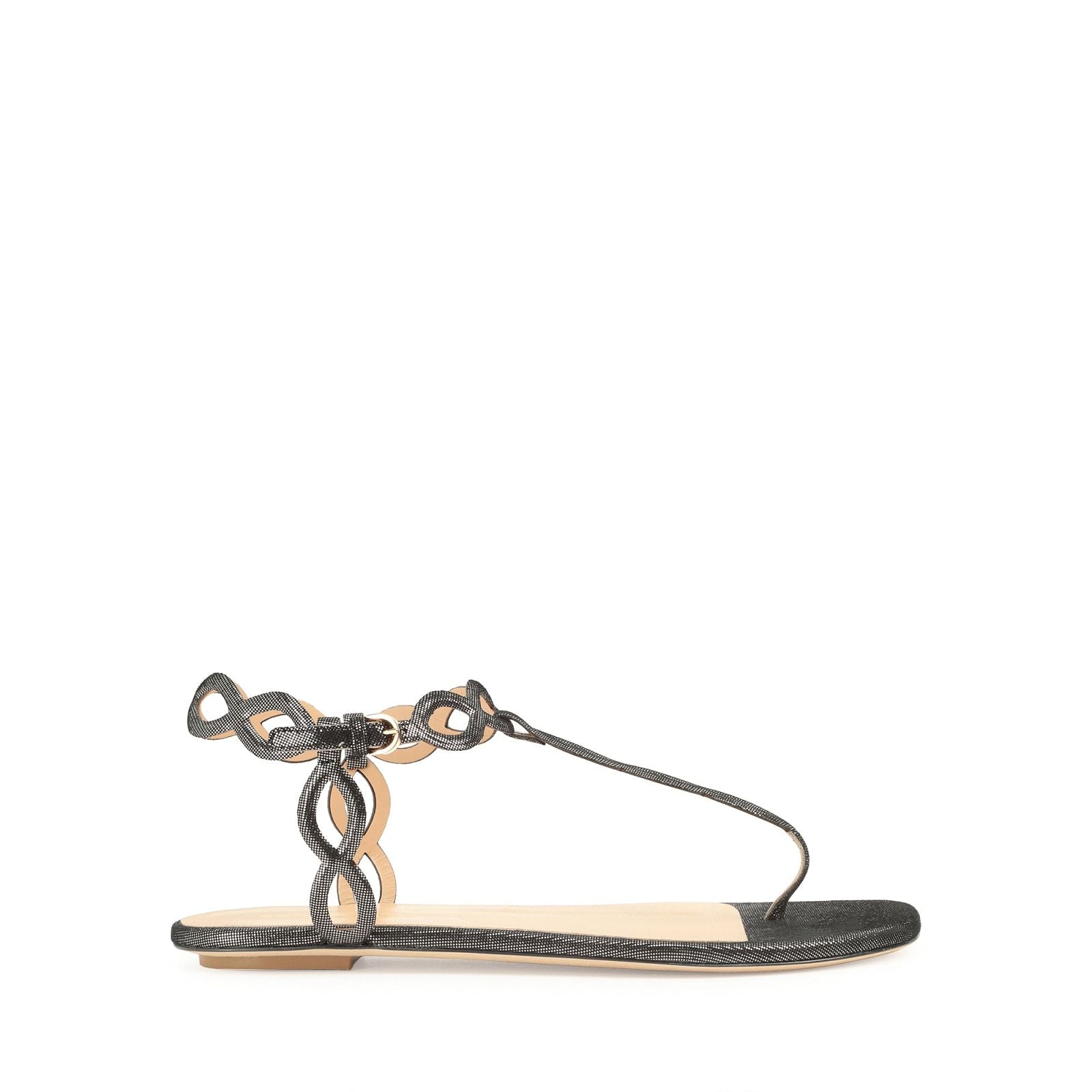 Sandales plates Suède Mermaid en cuir - Canna Di Fucile