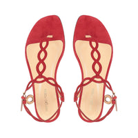 Sandales plates Suede Mermaid - Bloody Mary