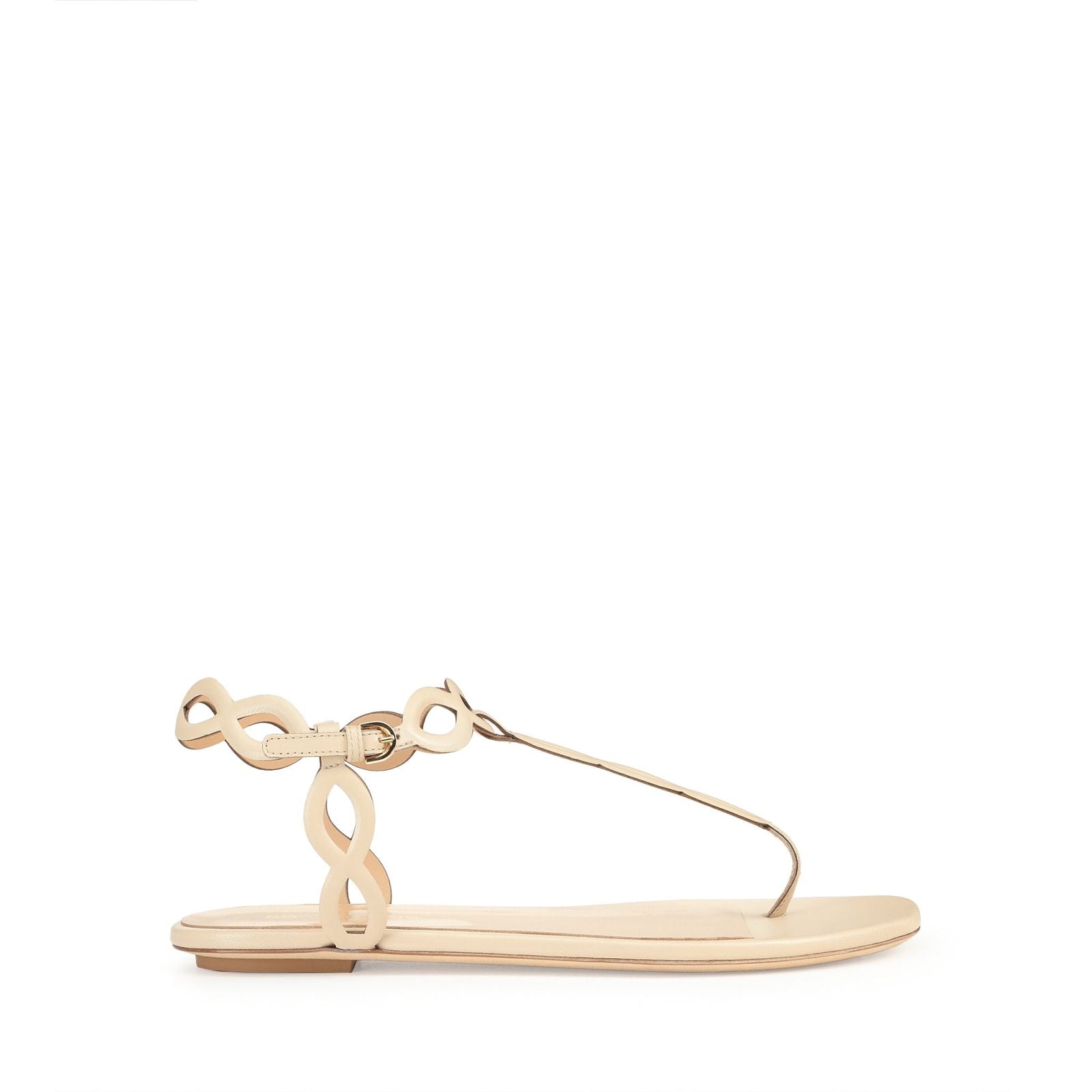 280€   Sandales plates Suede Mermaid en cuir - Chalk