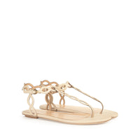 280€   Sandales plates Suede Mermaid en cuir - Chalk