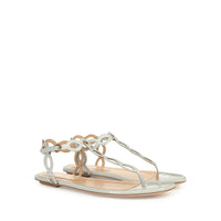 245€   Sandales plates Suede Mermaid en cuir - Marmo