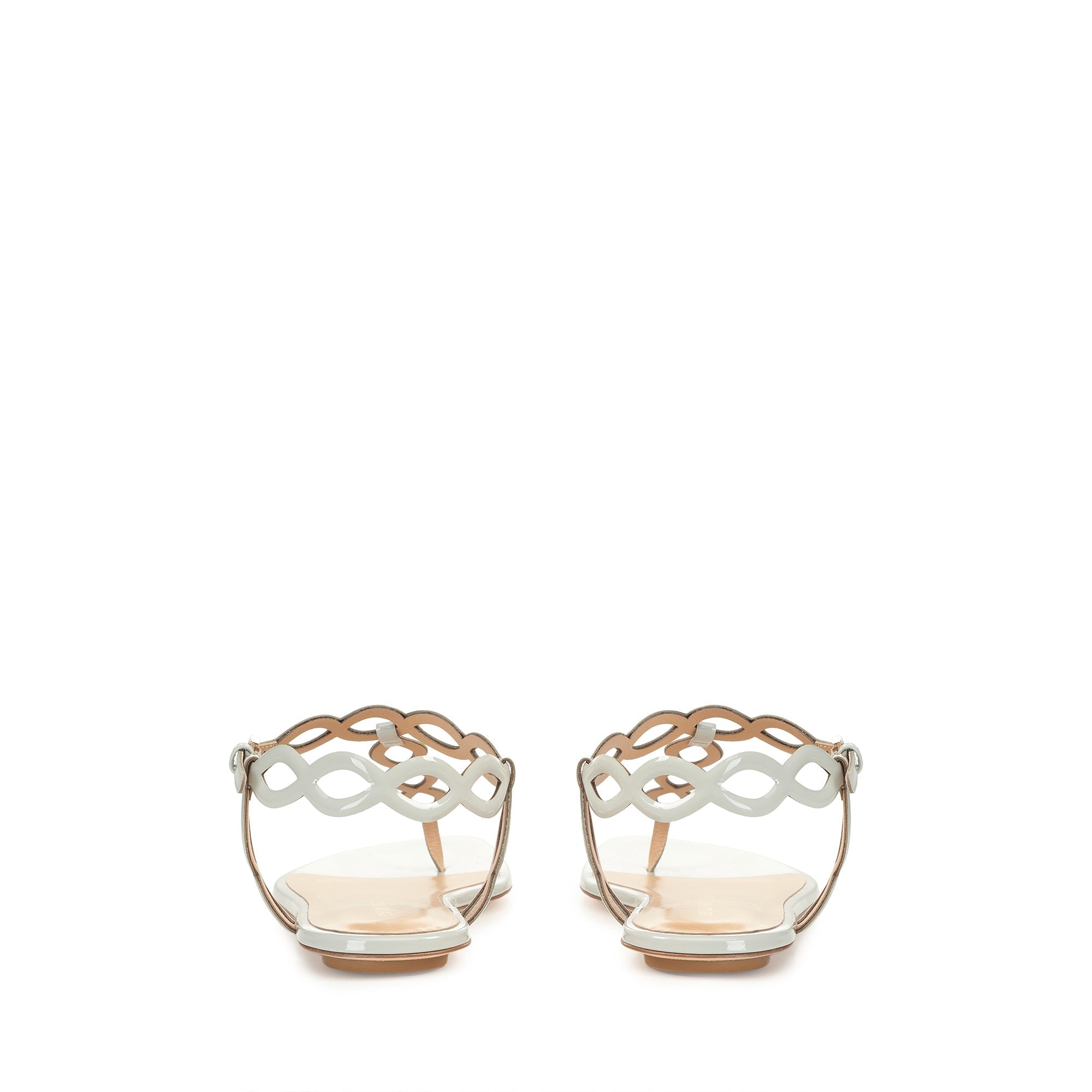 245€   Sandales plates Suede Mermaid en cuir - Marmo