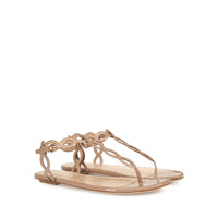 Sandales plates Suede Mermaid - Skin