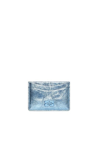 Porte-cartes Bou en cuir - Blue Curacao