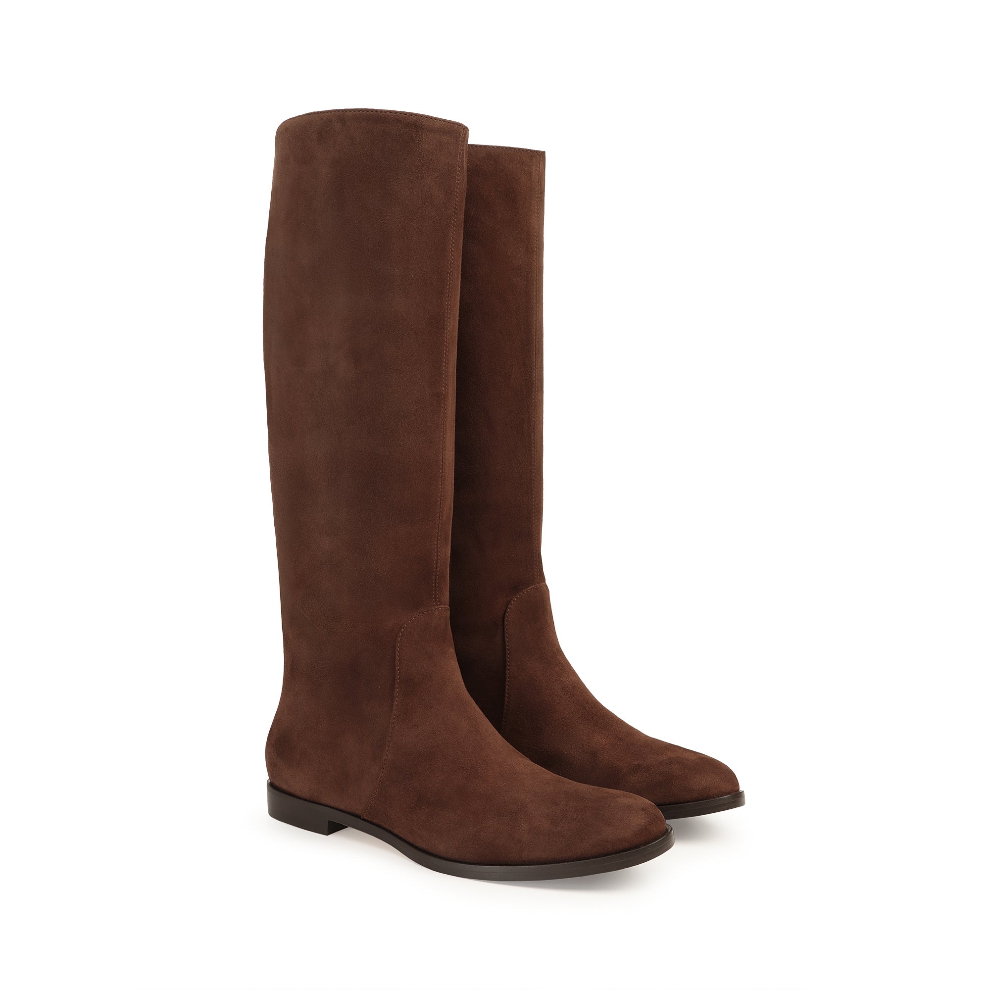 Bottes Chevallier en daim - Cocoa