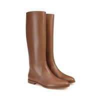 Bottes Chevallier en cuir - Caramel