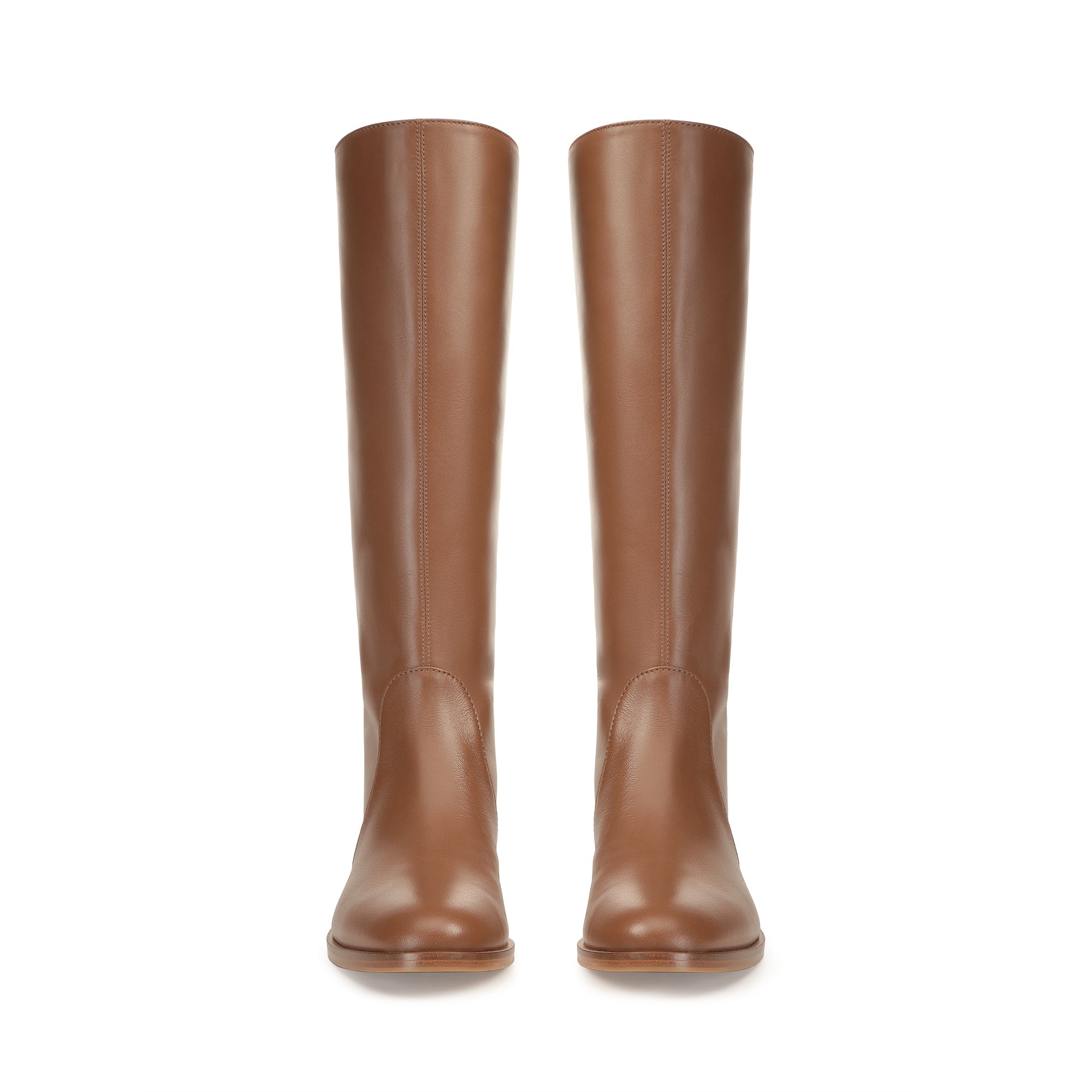 Bottes Chevallier en cuir - Caramel