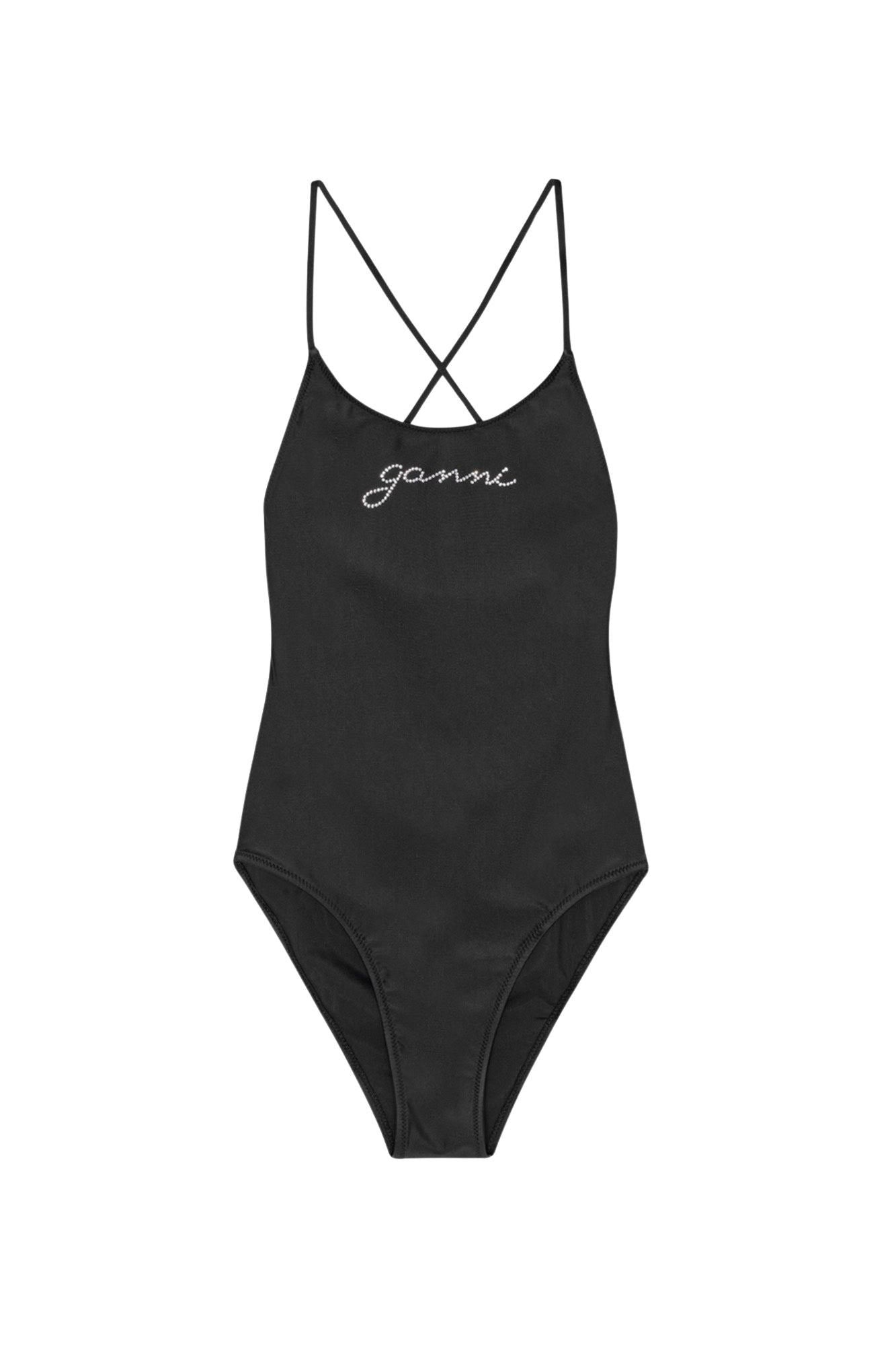 Maillot une pièce string - Black