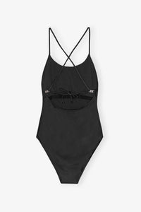 Maillot une pièce string - Black