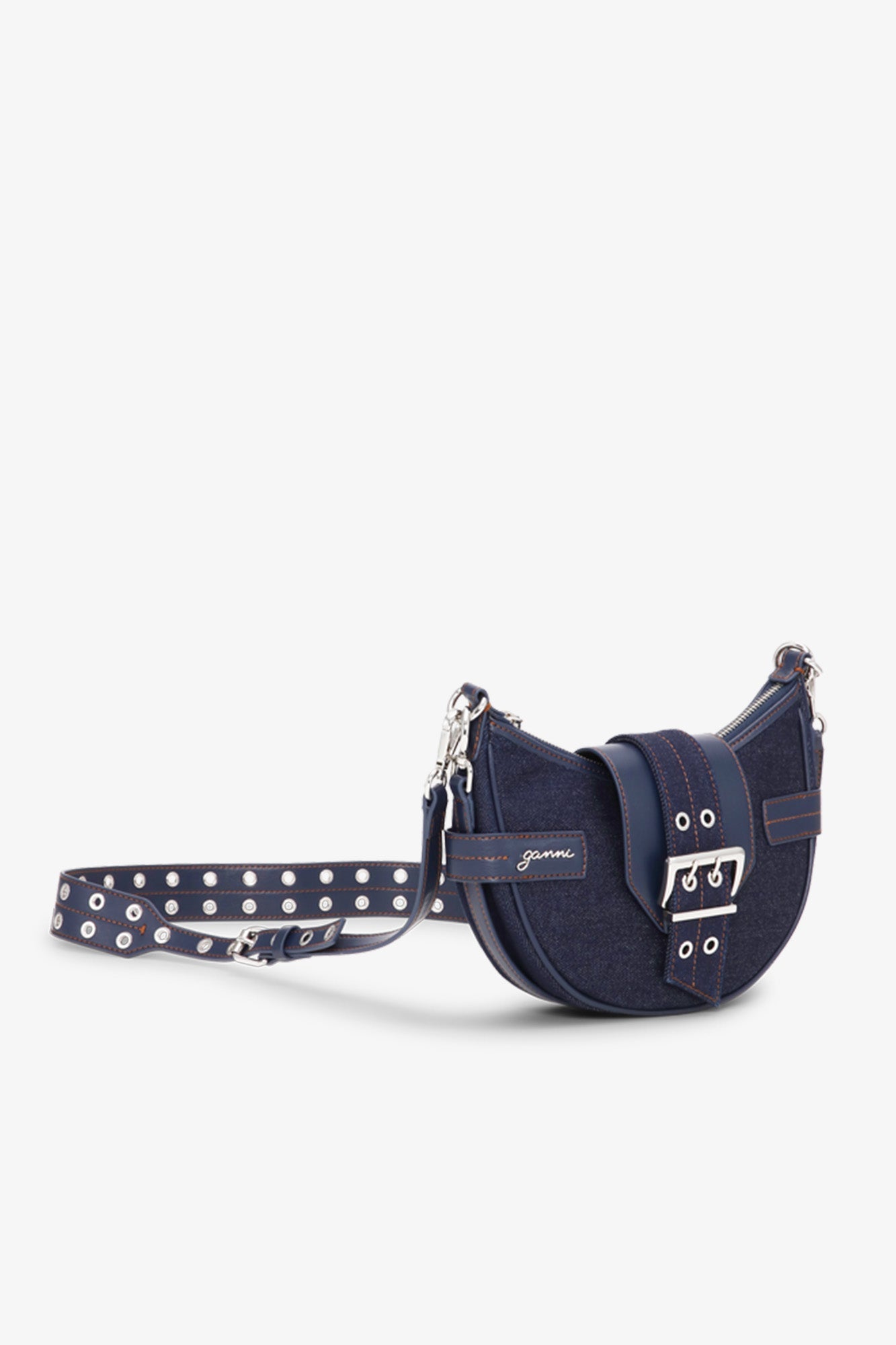 Petit sac à bandoulière Bucky en denim - Dark Navy