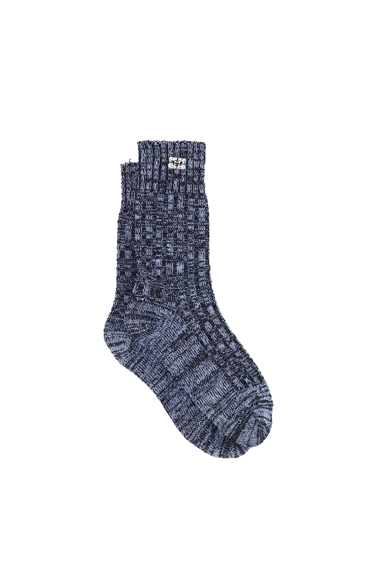 Chaussettes mi-hautes en laine - Dusty Blue