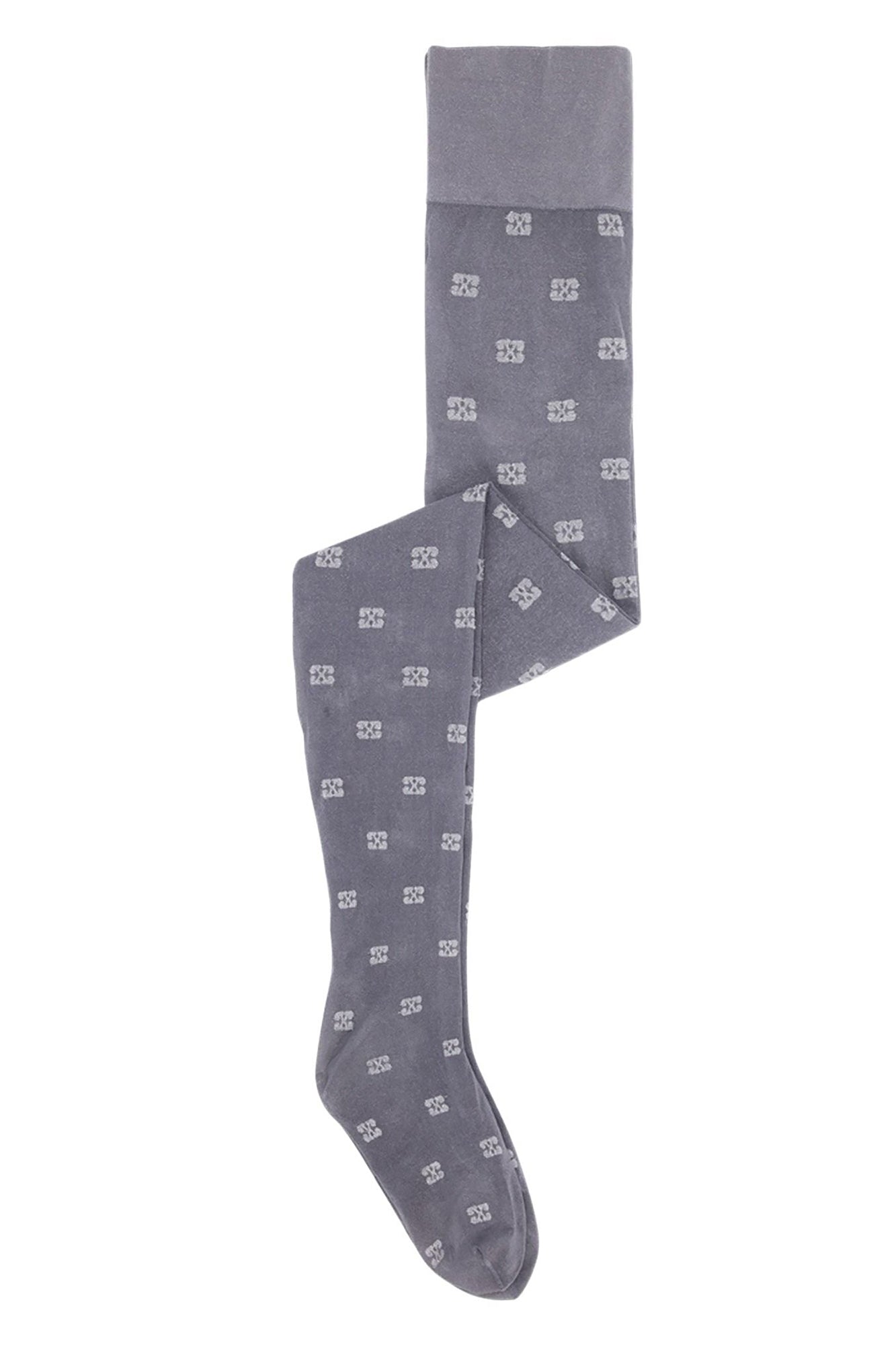 Collants à paillettes en dentelle - Dark Silver