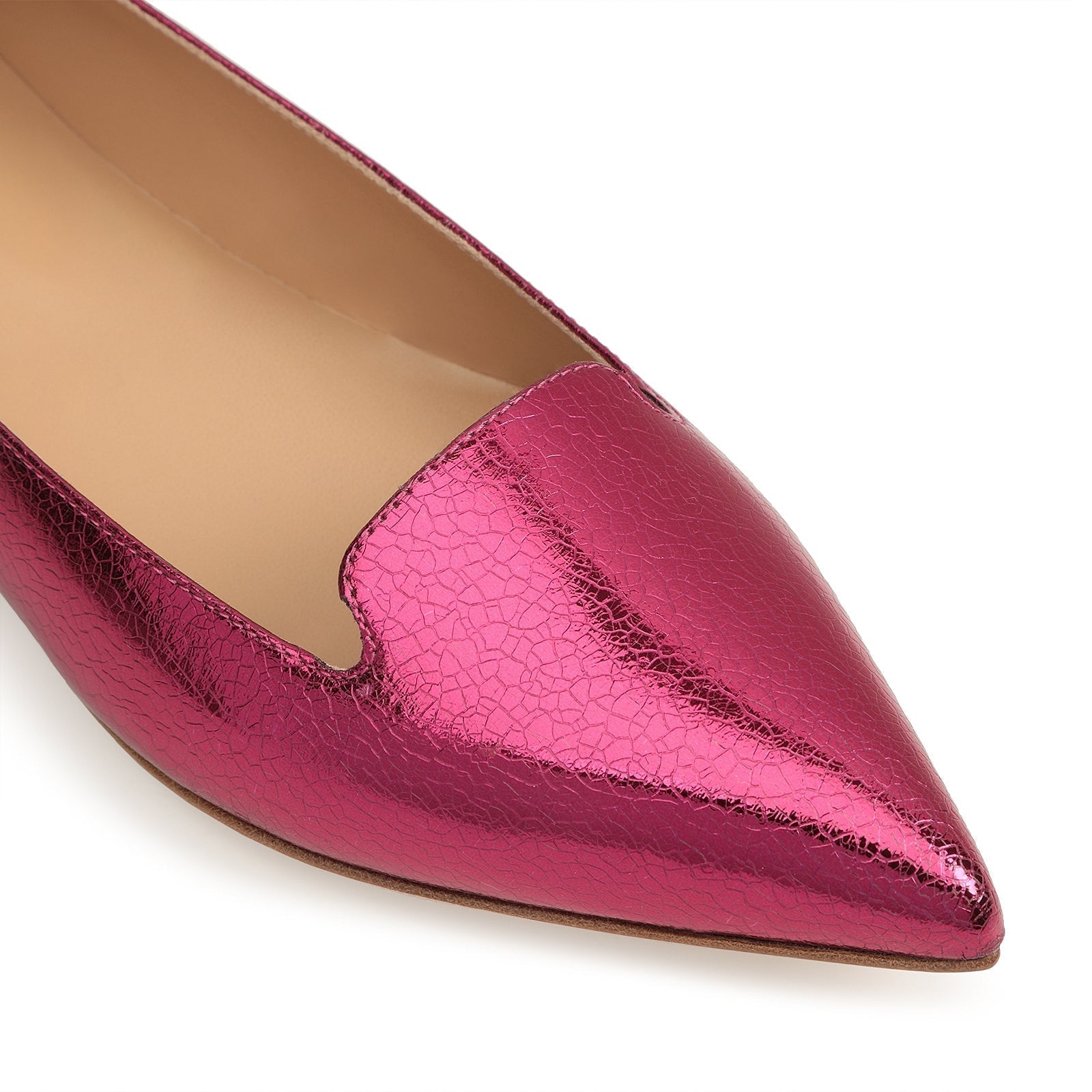 Ballerines Godiva en cuir - Lampone