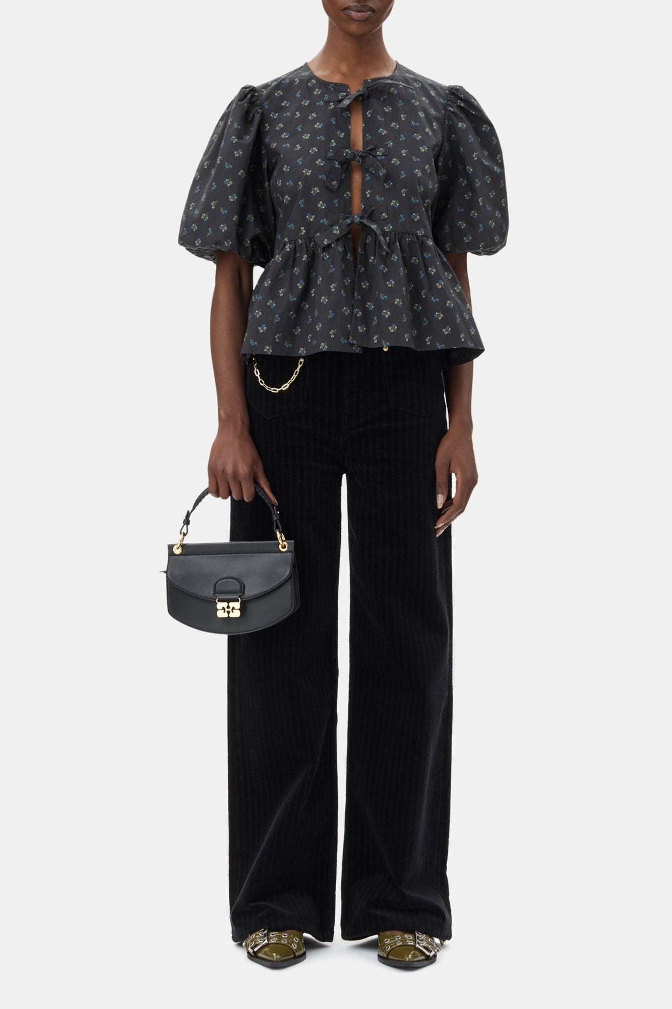 Mini sac ApoG en cuir - Black