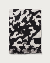 Étole Imprimé Camouflage - Noir