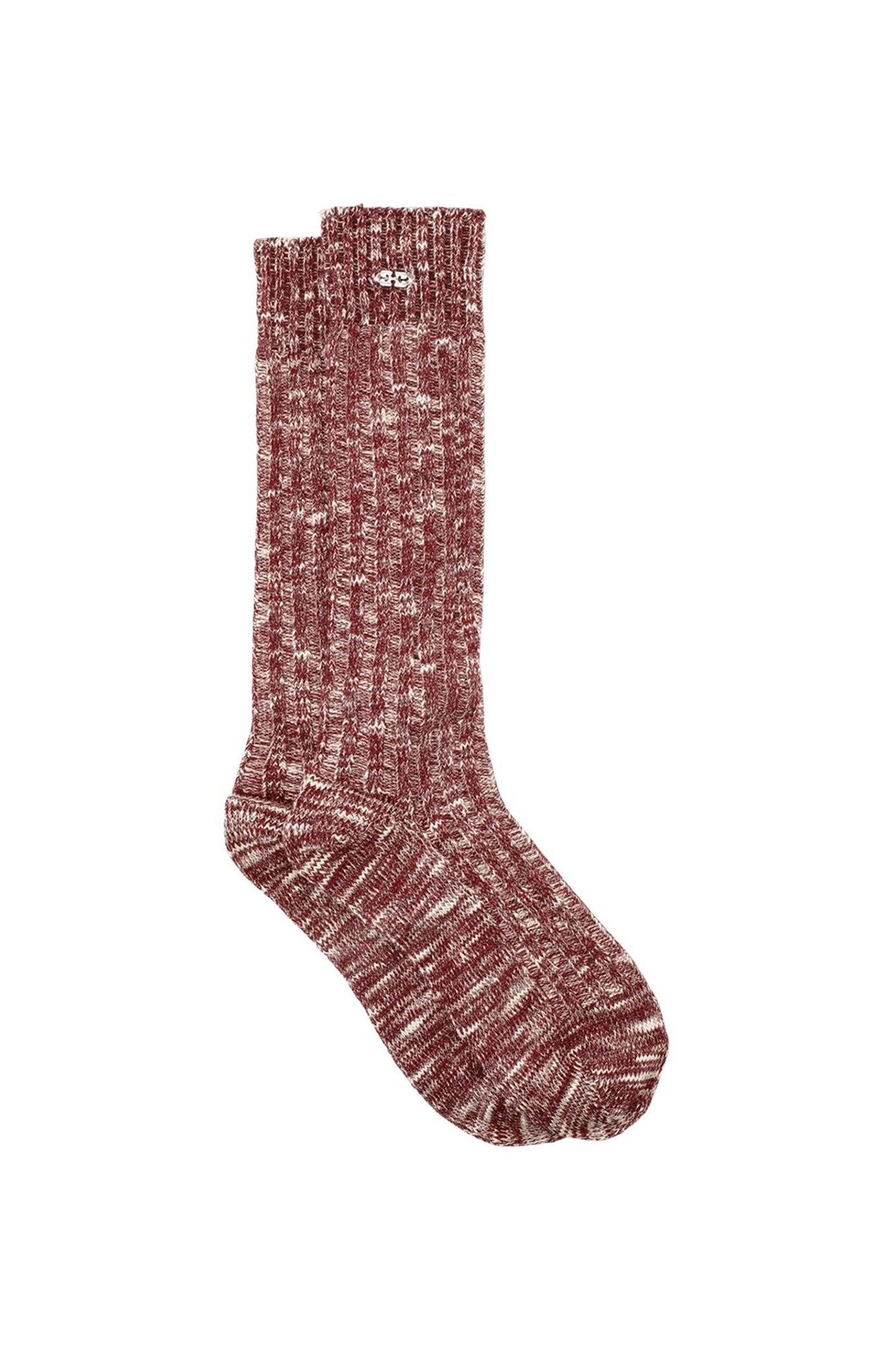 Chaussettes épaisses en coton - Dark Burgundy