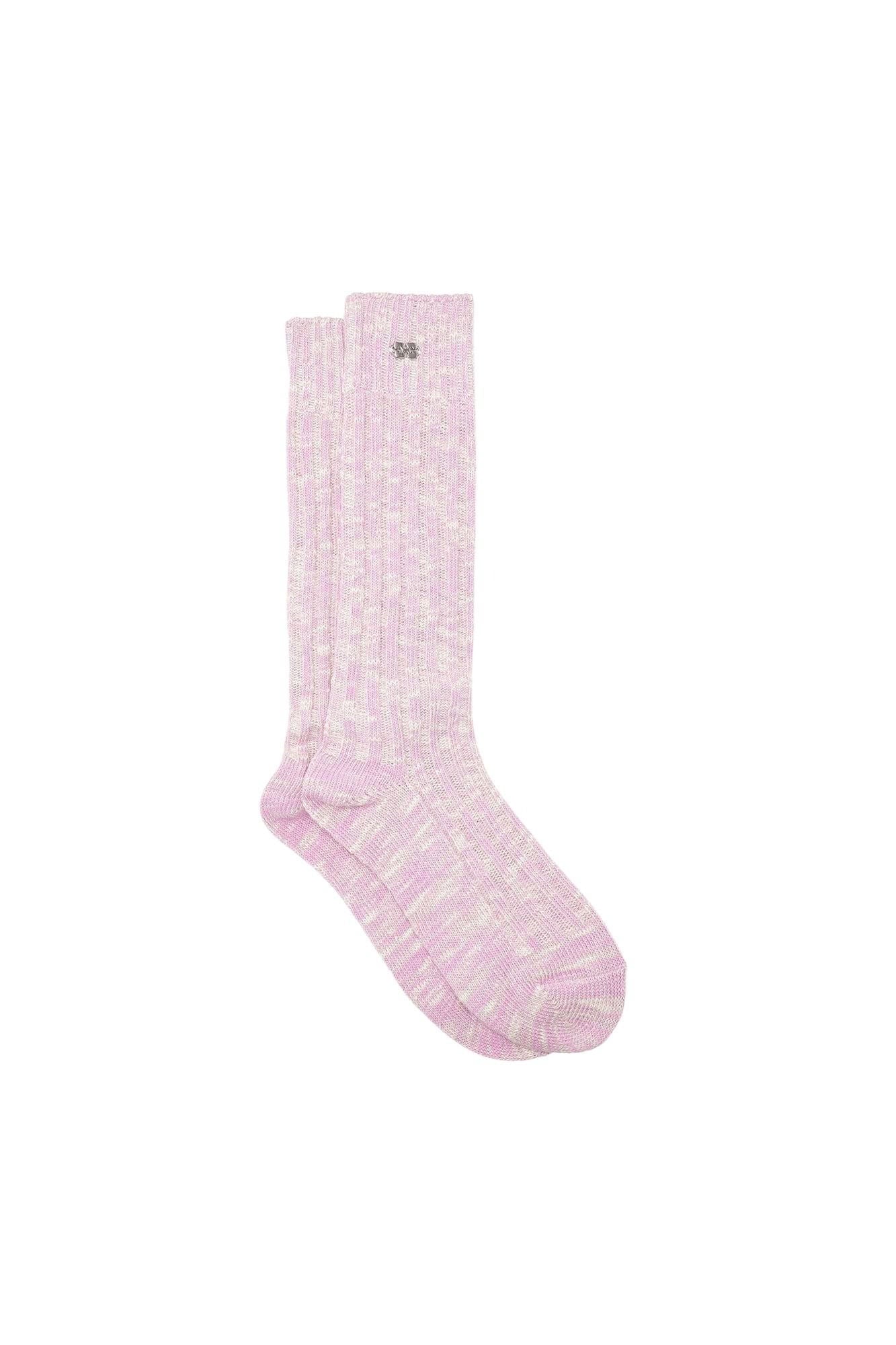 Chaussettes épaisses en coton - Pink Lavender