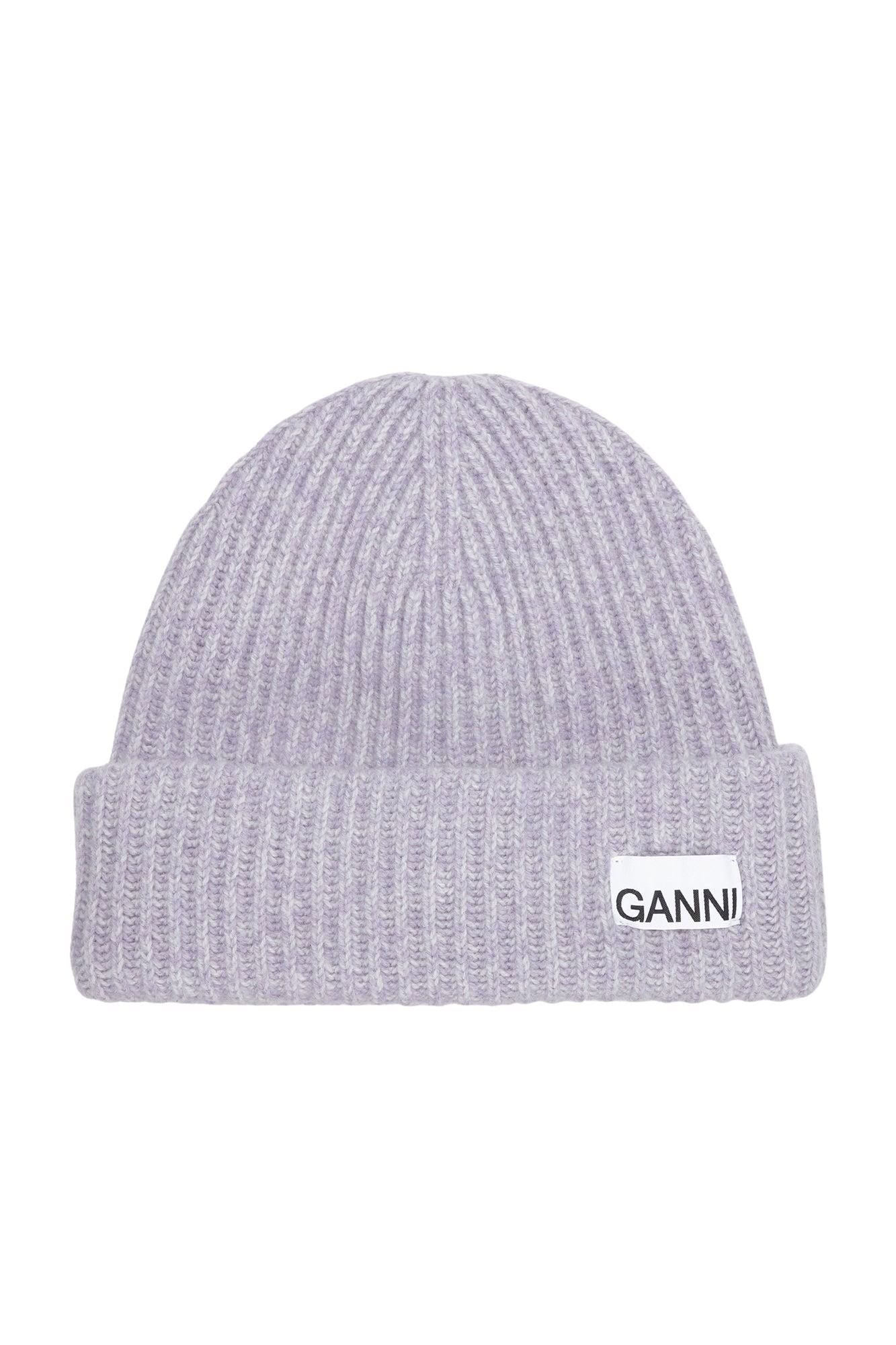 Bonnet côtelé en laine - Lavender Blue