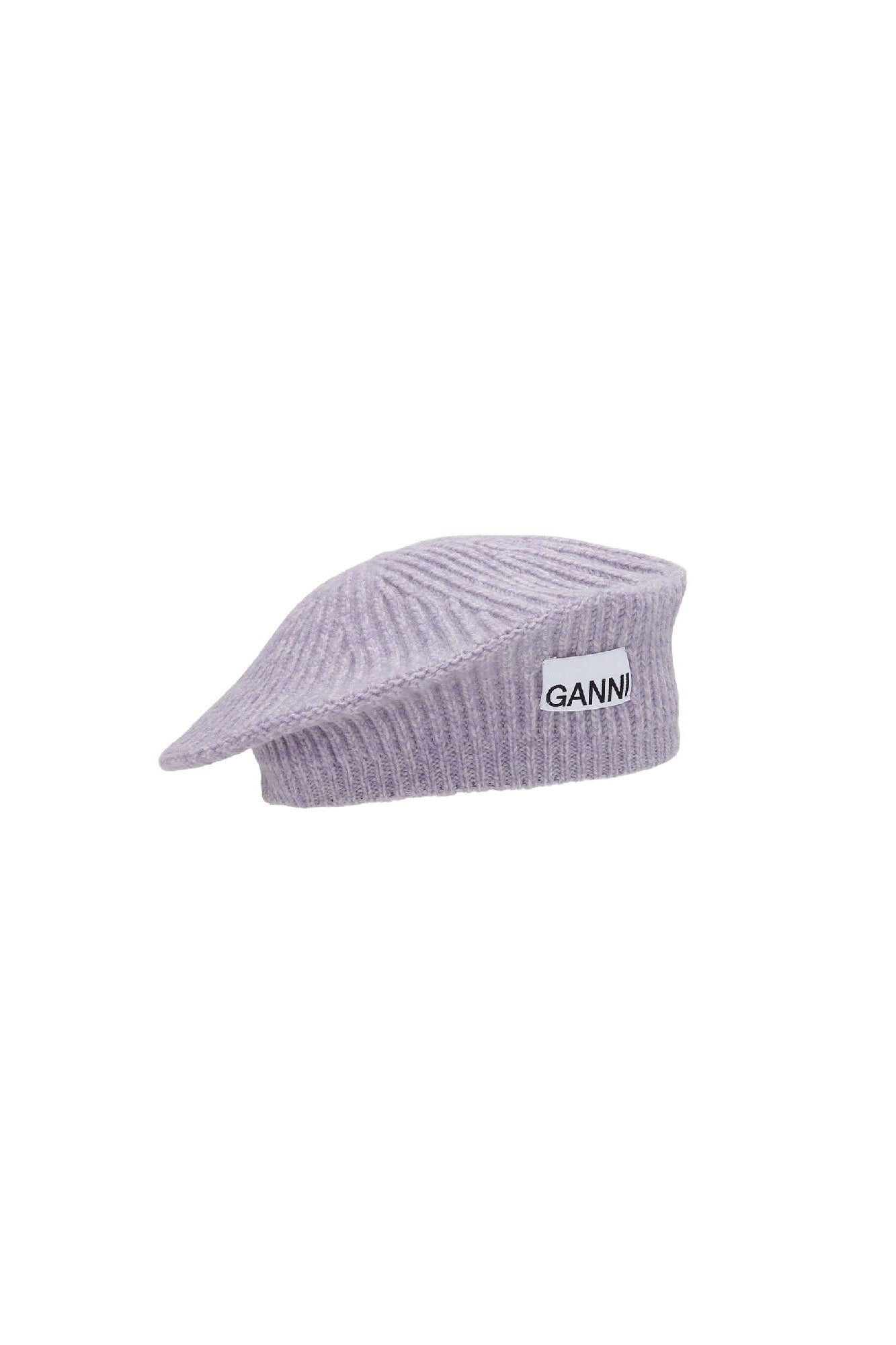 Béret côtelé en laine - Lavender Blue