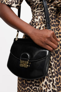 Mini sac ApoG en cuir - Black