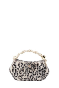 Sac Bou Mini imprimé fourrure - Leopard